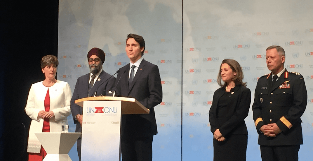 Justin Trudeau expands Canada's peacekeeping role at UN conference in Vancouver