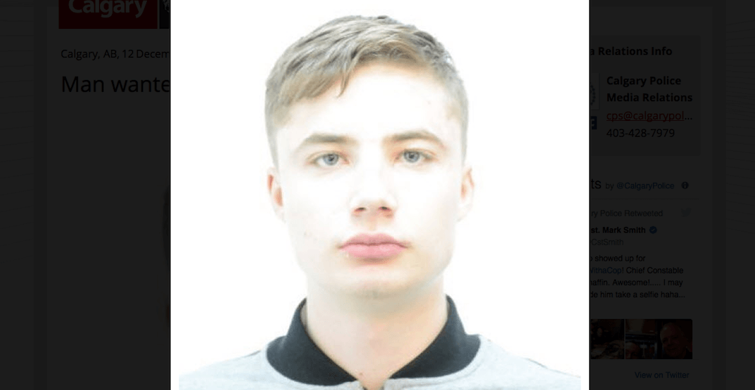 22-year-old Calgary man wanted on 19 warrants