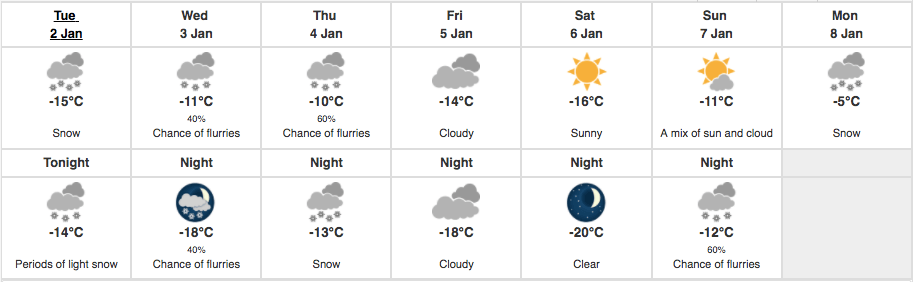 Montreal weather