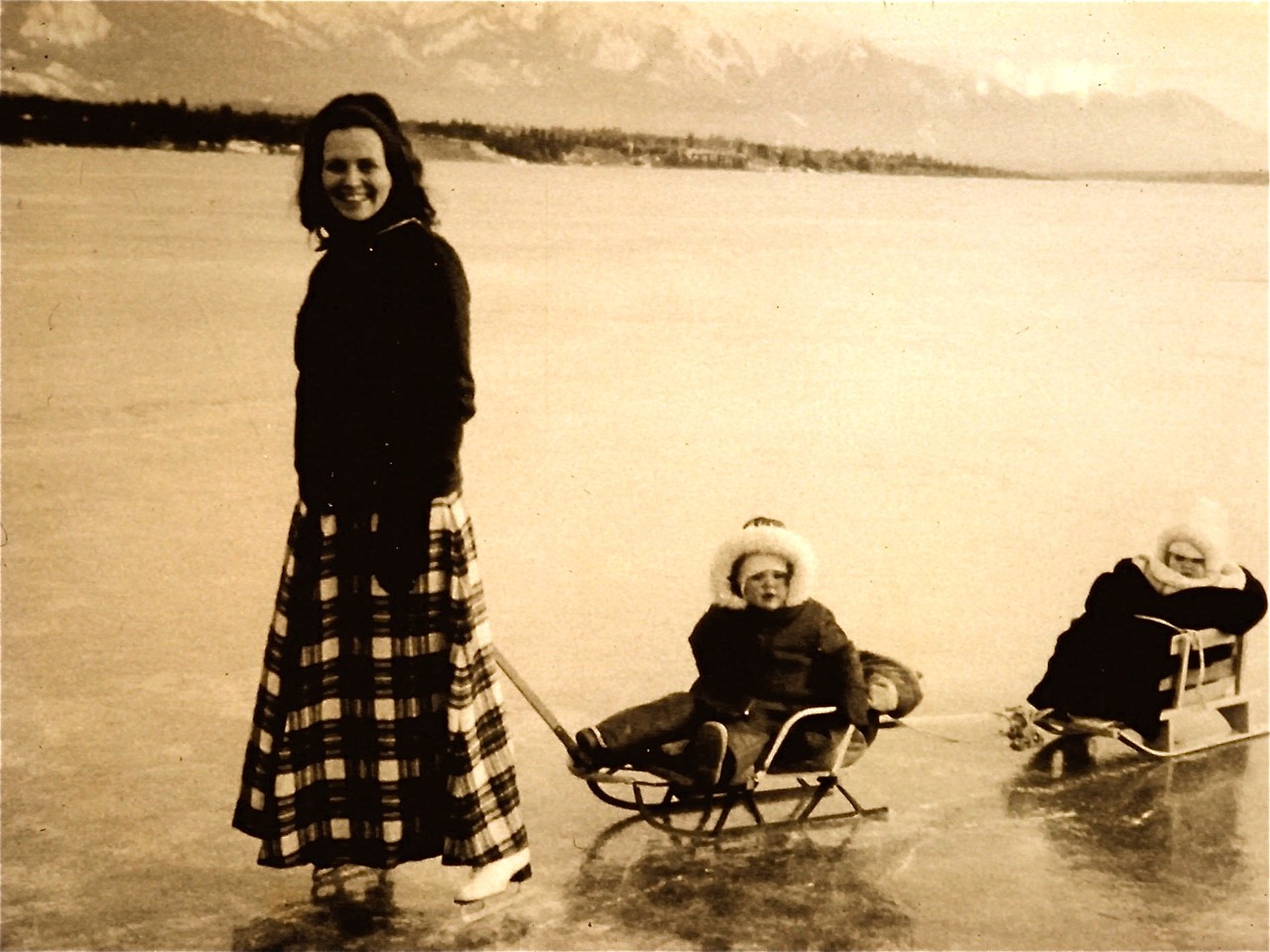 Halverson has skated Windermere Lake with his wife and children for decades. (Larry Halverson)