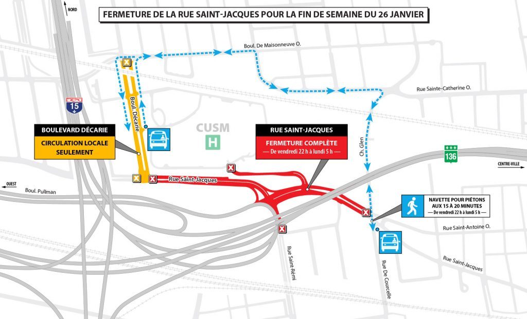 Turcot Interchange closures