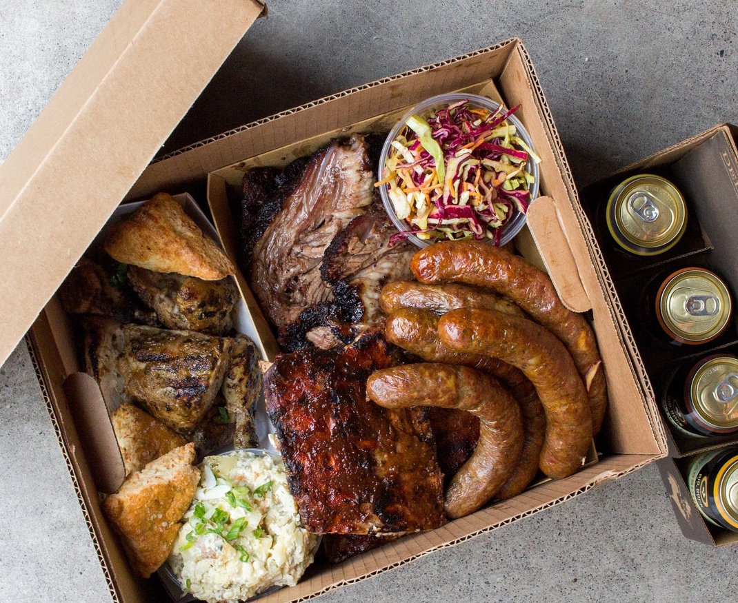 Liberty Commons bbq box super bowl