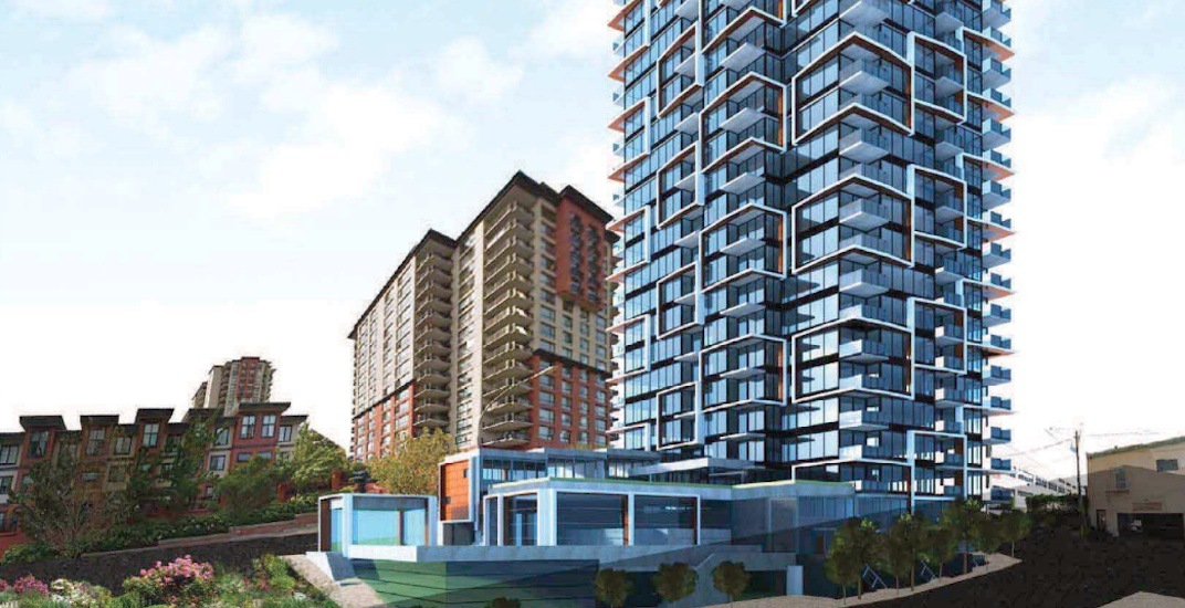 29-storey residential tower with park proposed for downtown New Westminster