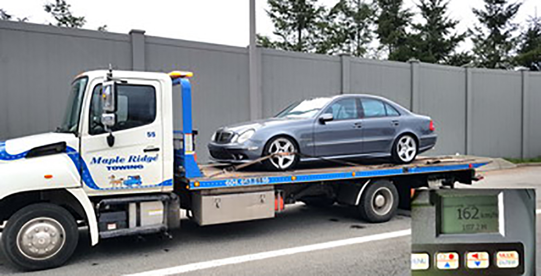 BC driver caught going 162 km/h in a 70 km/h zone