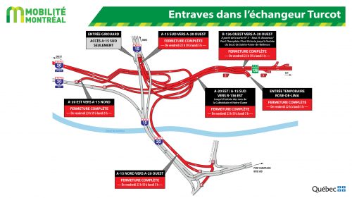 Montreal road closures