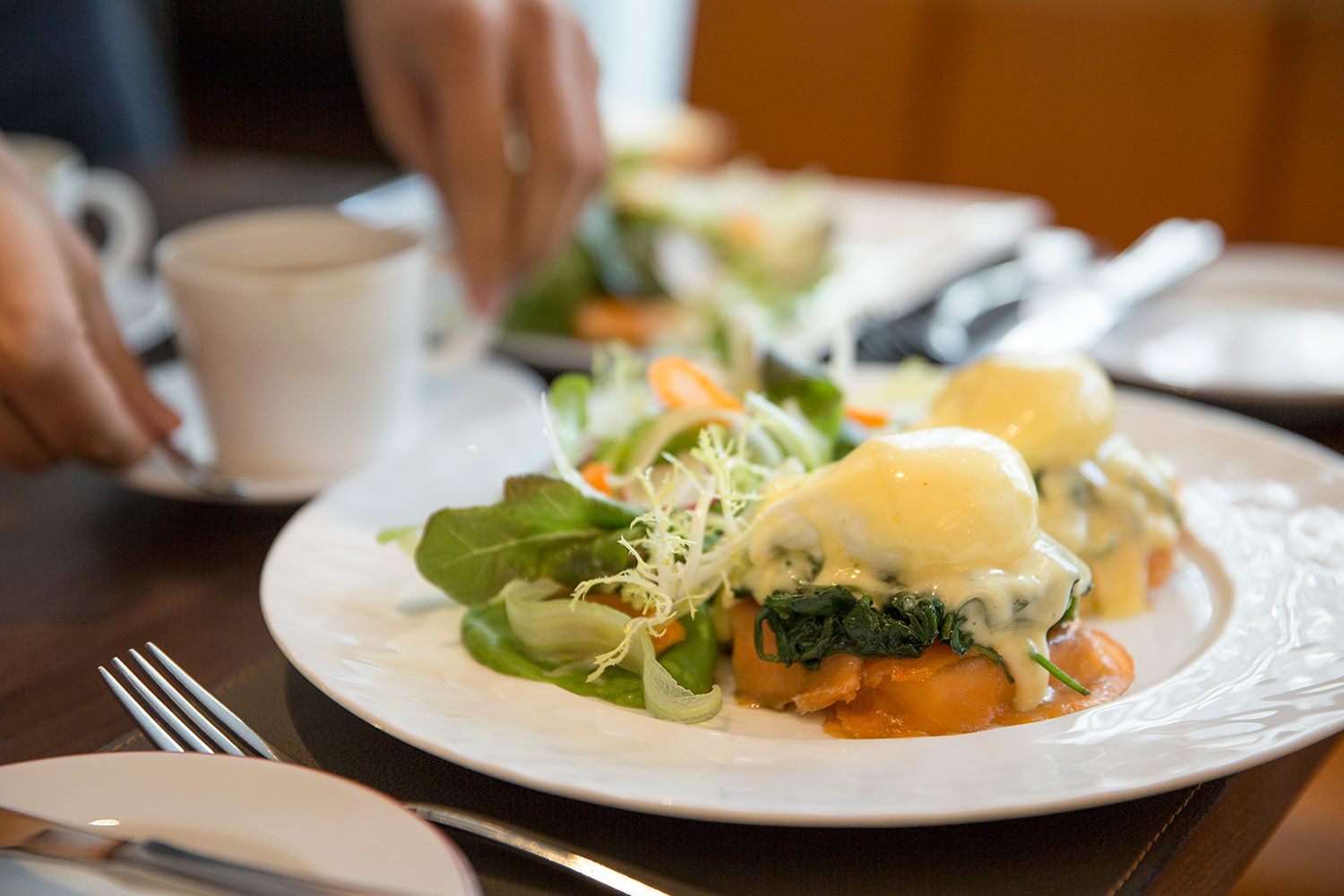 Cafe Boulud brunch eggs benedict