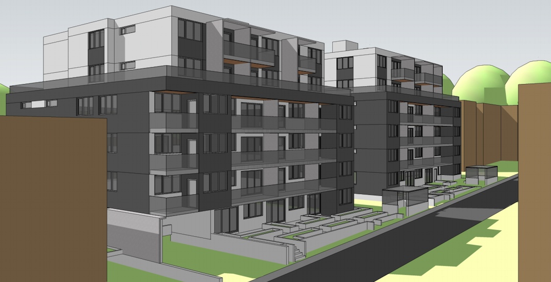 2 rental housing buildings proposed for southern end of Oak Street in Vancouver