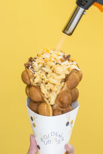 Mac and Cheese HK Waffle