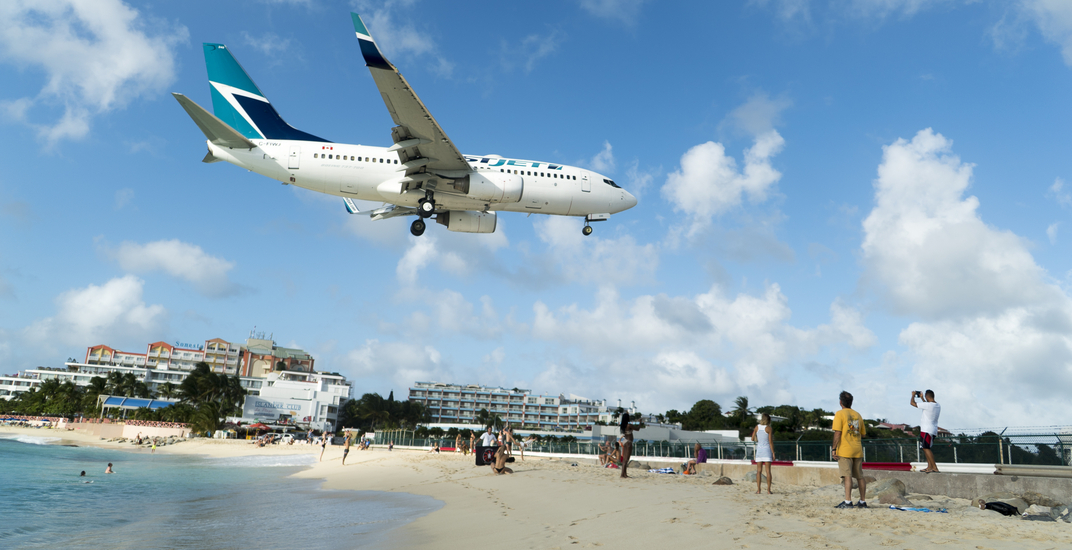 Report confirms WestJet flight to St. Maarten flew too close to water during landing (VIDEO)
