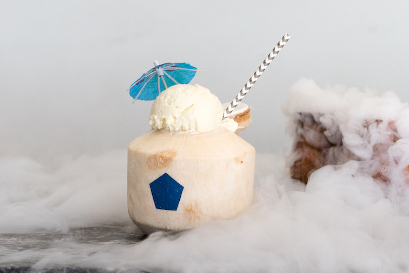 Mister Coconut Ice Cream Float