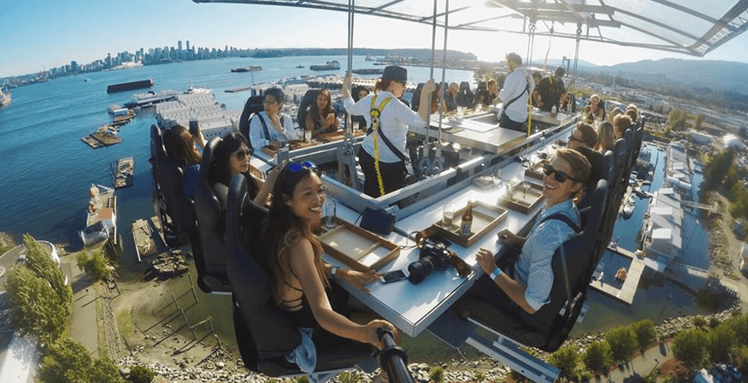 Dinner in the Sky Vancouver announces first 2018 dates and location