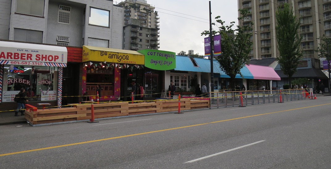 Massive parklet coming to Davie Street in Vancouver's West End (PHOTOS)