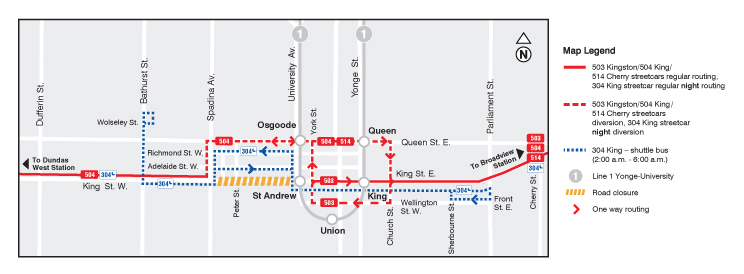 TIFF Road Closures 