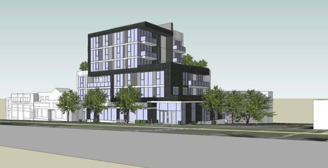 6-storey building proposed for East Broadway and Quebec Street