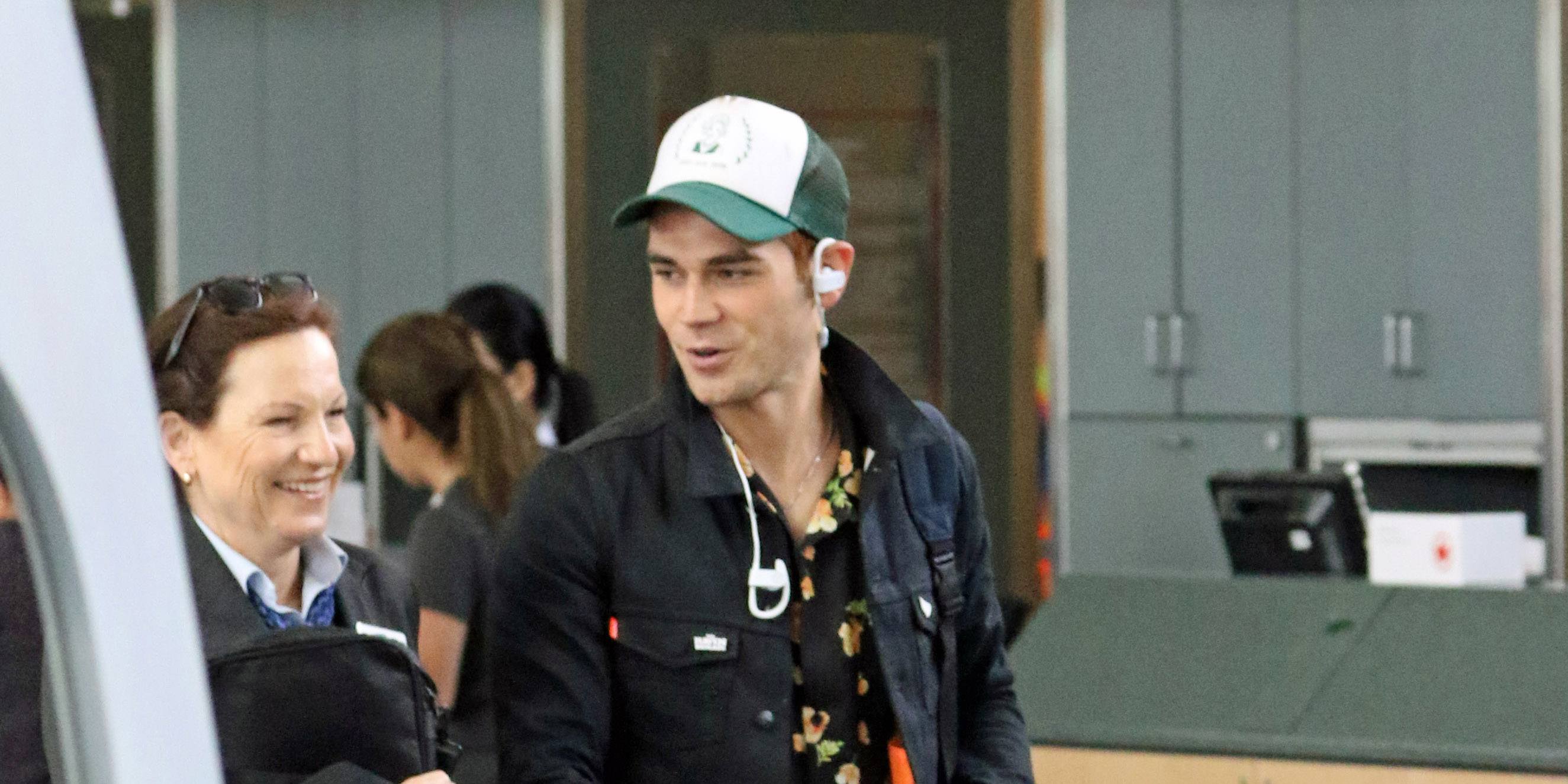 Spotted: Riverdale's KJ Apa touches down at YVR airport (PHOTOS)