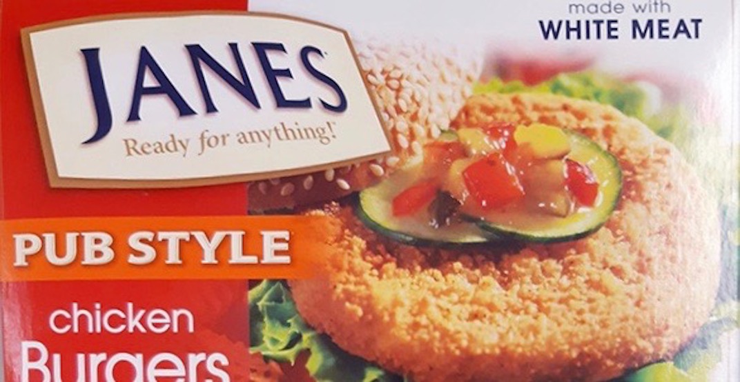 Janes brand Pub Style Chicken Burgers recalled due to Salmonella