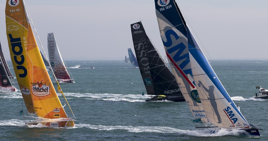 More than 120 boats departed France in a race to the Caribbean this week