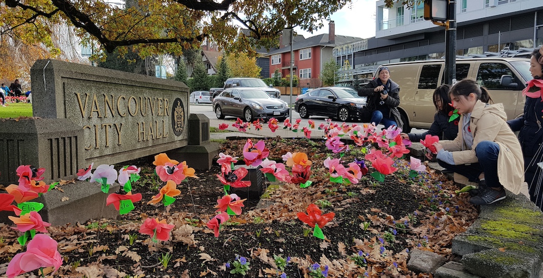 Vancouver City Hall Remembrance Day 