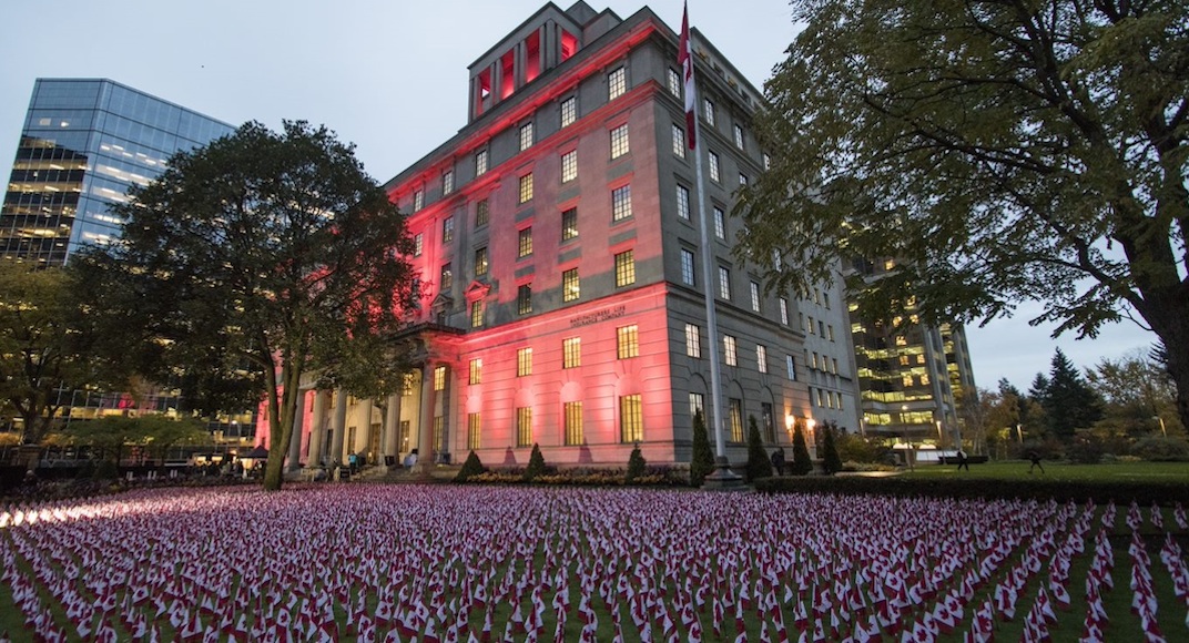 11,800 Canadian flags on display in Toronto to remember Canada's fallen heroes (PHOTOS)