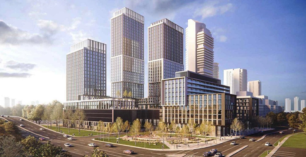 1,100 homes in four towers proposed for 300 The East Mall site