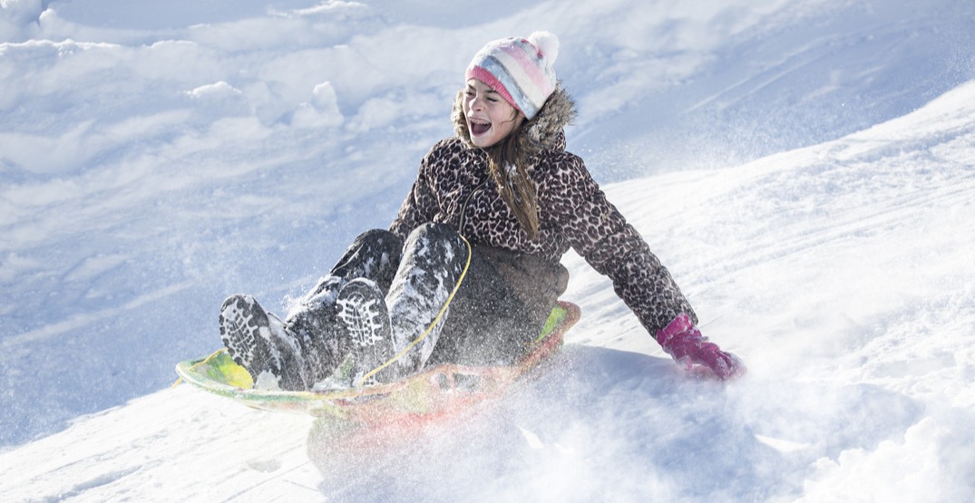 This local mountain's giant 'sliding zone' is officially open for winter