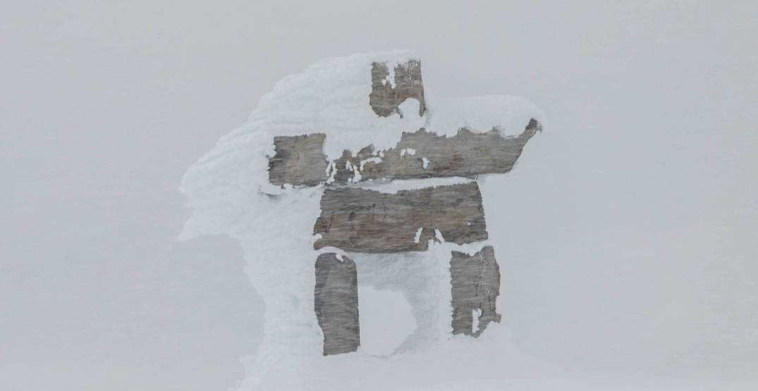 It wintered so hard at Whistler Blackcomb today that lifts had to close