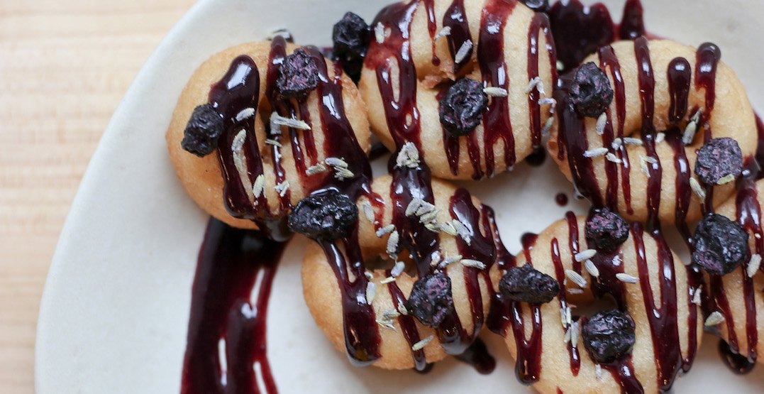 You can get FREE mini-donuts in the Distillery District this weekend