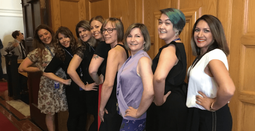 Women working at BC Legislature told to cover their bare arms
