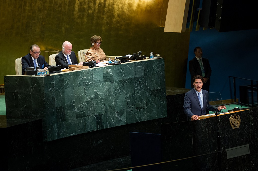 Justin Trudeau United Nations