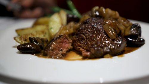 Steak Diane at Hy's Steakhouse