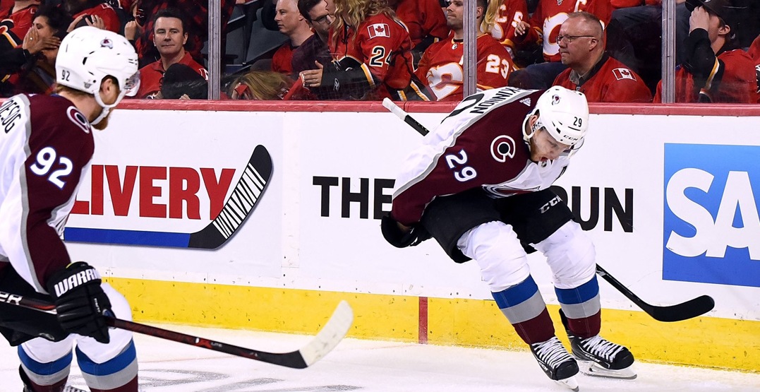 Avalanche stun Flames in Game 2 to even the series