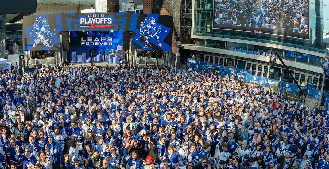 Increased police presence for Leafs + Raptors tailgate party tonight