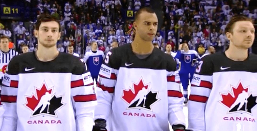 Slovak hockey fans boo Canadian anthem at World Championship (VIDEO)