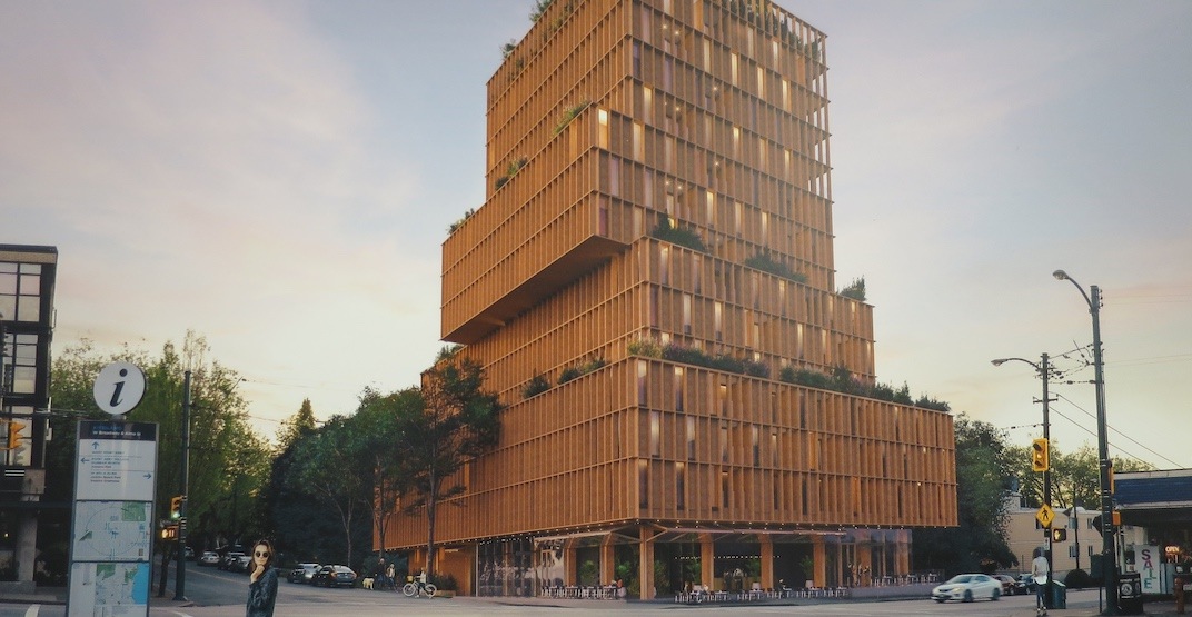 Landmark 14-storey rental tower proposed for corner of Alma and West Broadway
