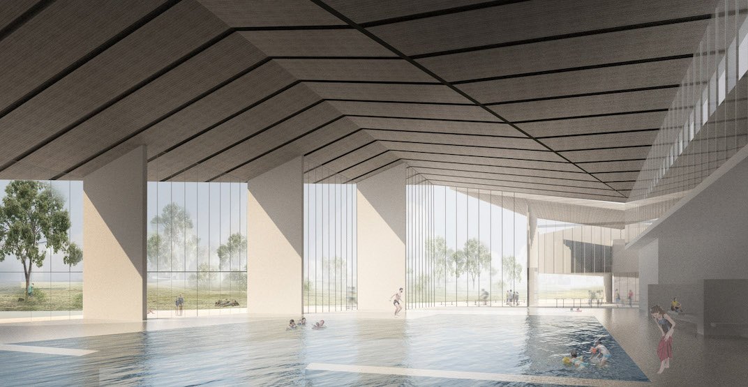 New design concept for New Westminster's replacement of Canada Games Pool