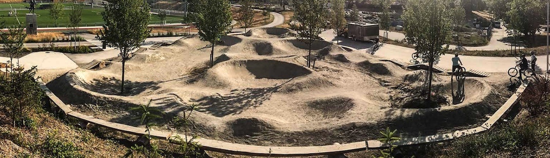 Hastings Park Empire Field bike pump track