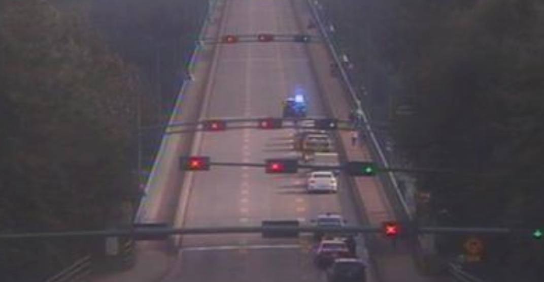 Lions Gate Bridge closed in both directions this evening