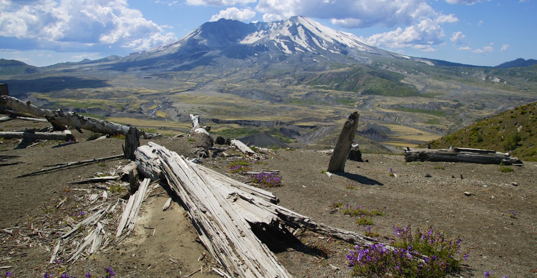 Mount St Helens volcano