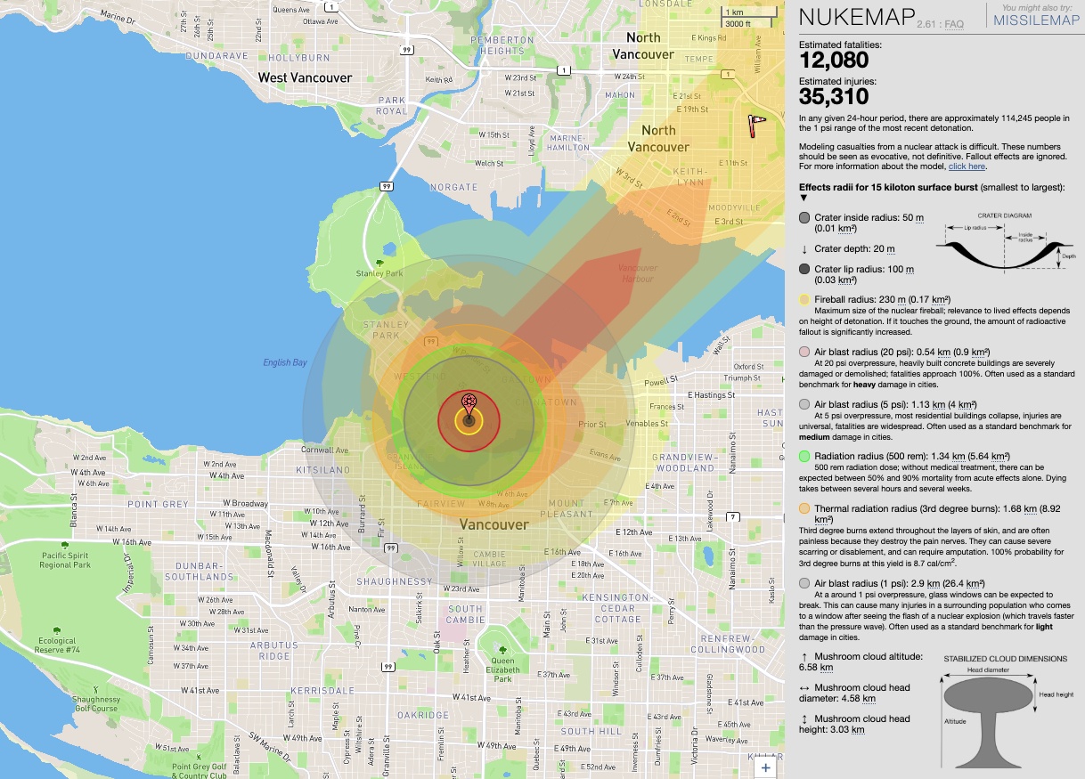 Vancouver Nuclear Bomb