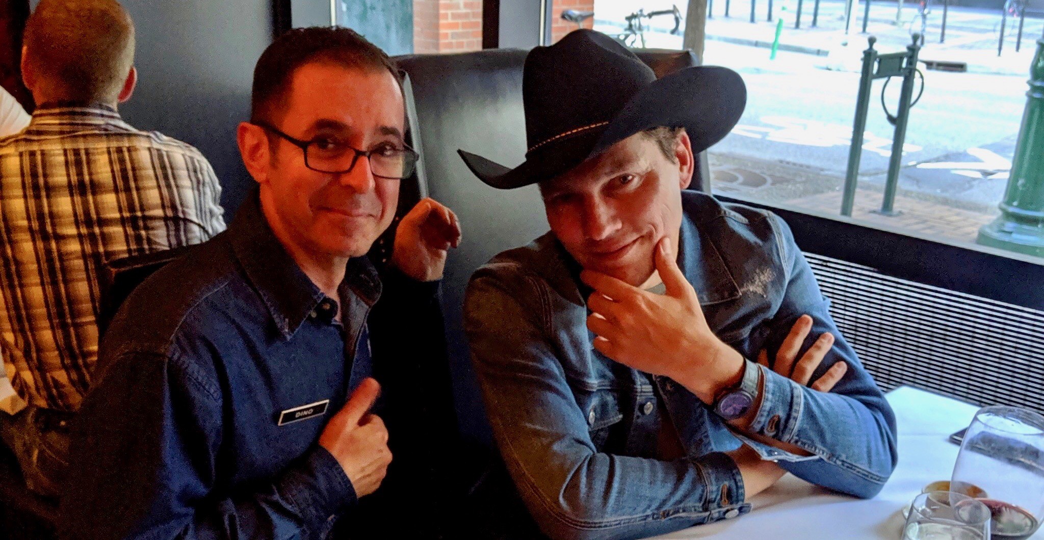 DJ Tiësto was just spotted at Hy's Steakhouse in Calgary (PHOTO)