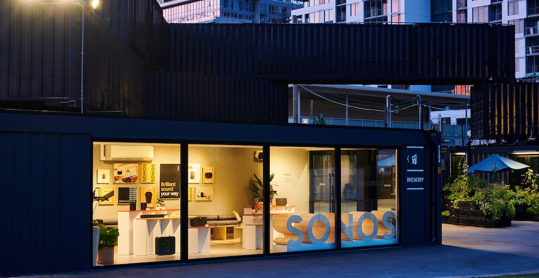 Sonos opens its first-ever Canadian retail pop-up at Stackt Market
