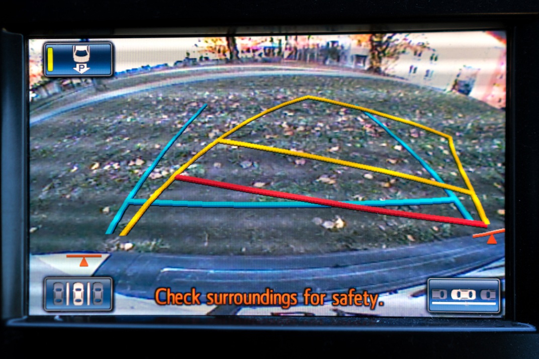 Car rear camera collision avoidance system