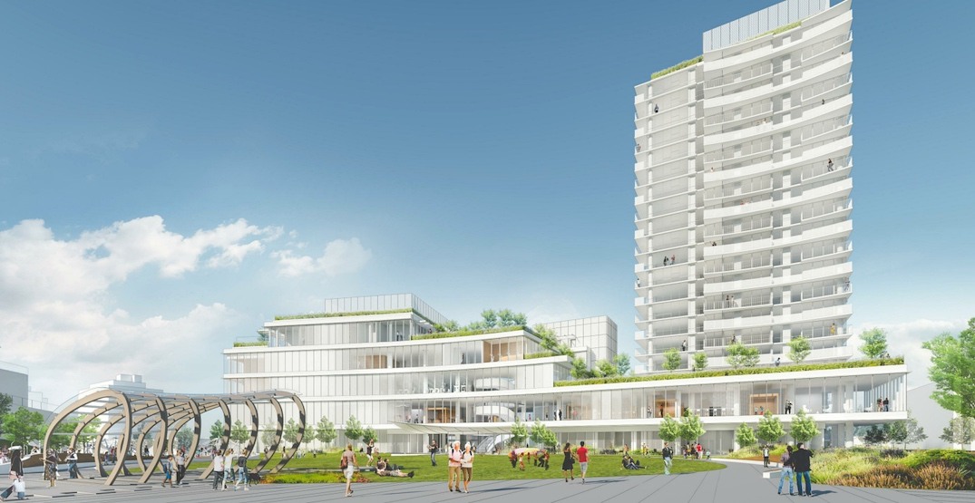 New renderings of Oakridge Centre's community centre with social housing