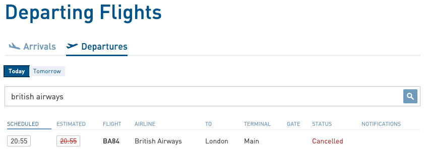 british airways