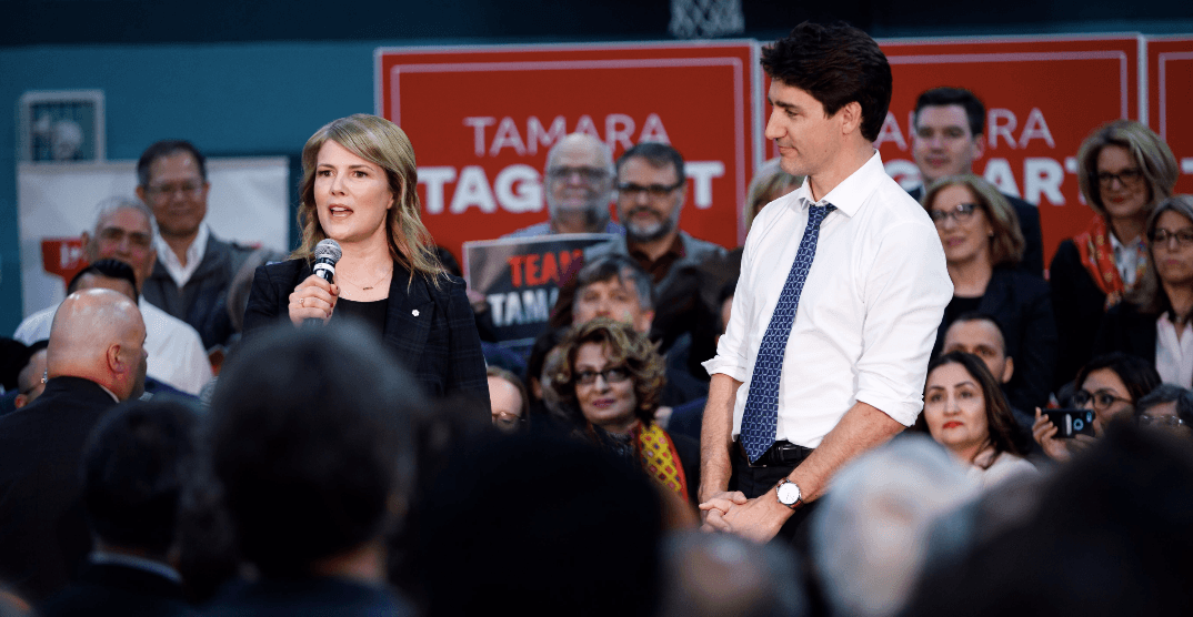 Tamara Taggart Justin Trudeau