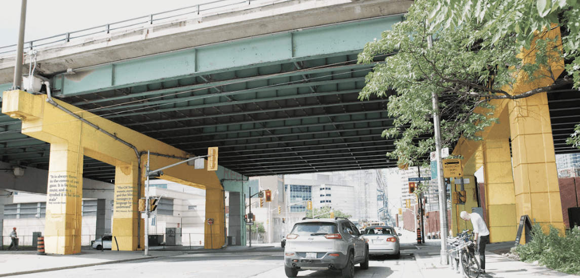 The Gardiner underpass is getting a golden makeover