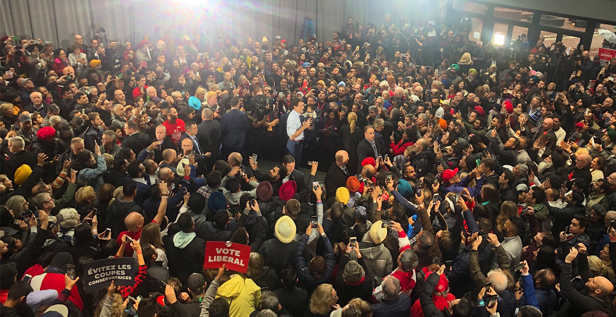 Trudeau makes final pitch to packed Vancouver crowd