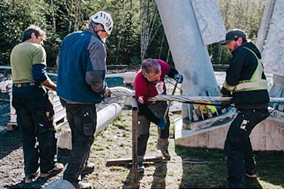 sea to sky gondola cable installation