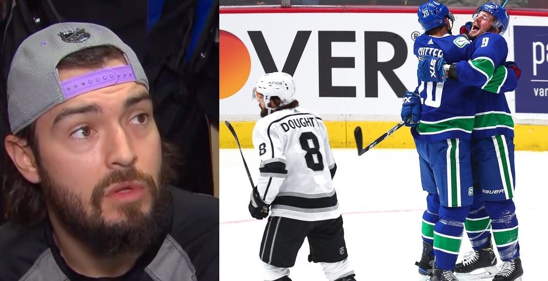 Drew Doughty was feeling salty after embarrassing loss to Canucks