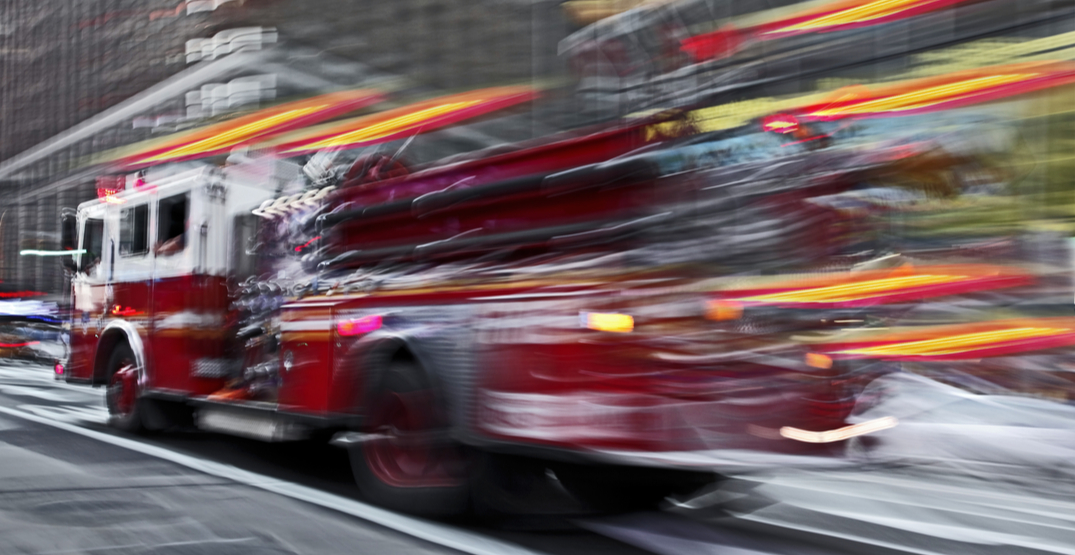 Three people injured in five-alarm fire at high-rise in North York